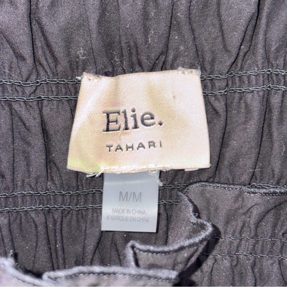 Elegant Elie Tahari Poplin Nap dress  Black Women's Dress - Picture 4 of 15